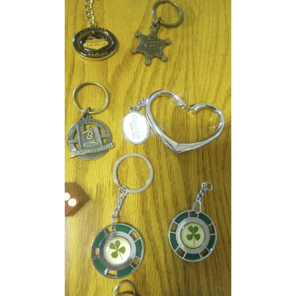 Las Vegas & Casino Vintage Keychain Lot Of‎ 15